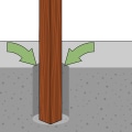What is the easiest way to set fence posts?