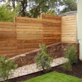 What is the easiest type of fence to install?