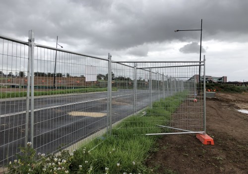 Is fencing required around construction sites?