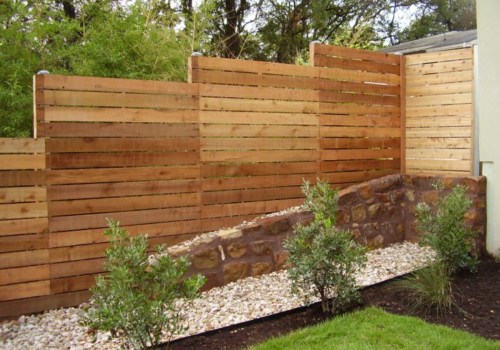 What is the easiest type of fence to install?